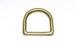 D-Ring, geschweißt, vermessingt, 20 x 3 mm